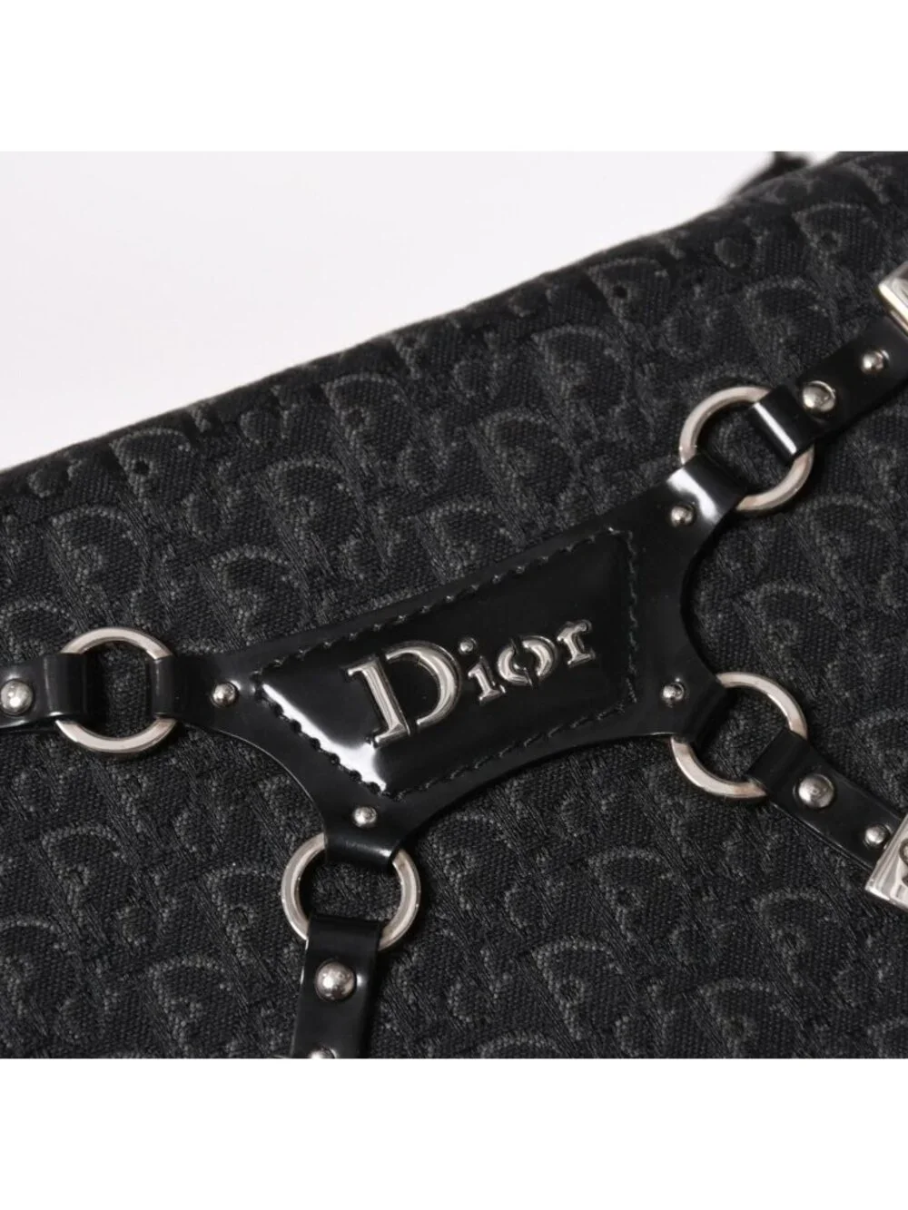 Dior Bondage Bag Trotter Pattern Galliano